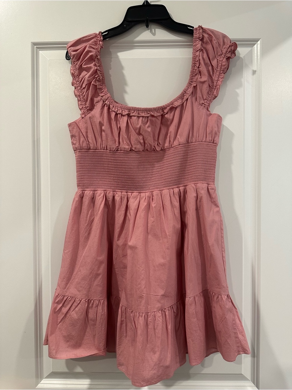 Sunday Best Tart Pink Storied Poplin Romper, Large View 3